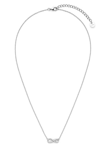 s.Oliver Srebrny naszyjnik z zawieszką - dł. 45 cm