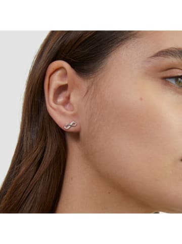 s.Oliver Silber-Ohrstecker mit Edelsteinen