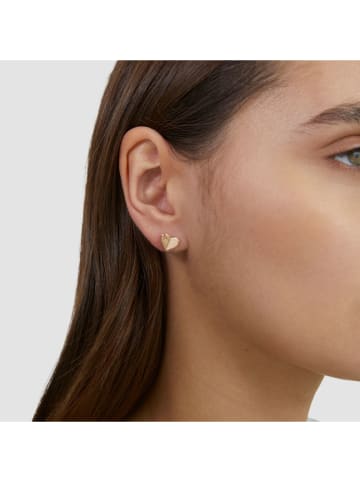 s.Oliver Zilveren oorstekers met edelstenen