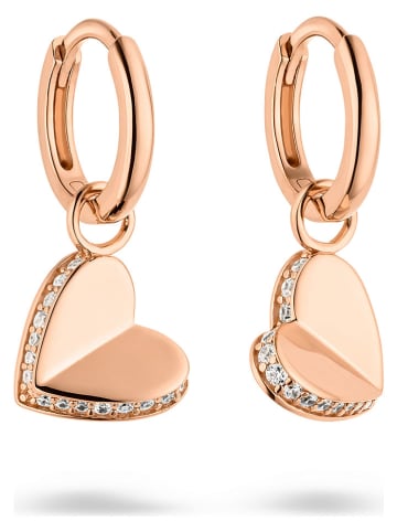 s.Oliver Zilveren creolen met edelstenen