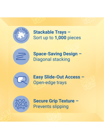 Ravensburger Sorteerschalen "Sort & Go Ultimate" - vanaf 14 jaar - 8 stuks