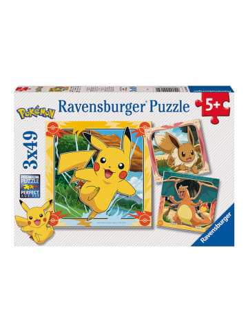 Ravensburger 3x 49-delige puzzel "Pokémon" - vanaf 5 jaar