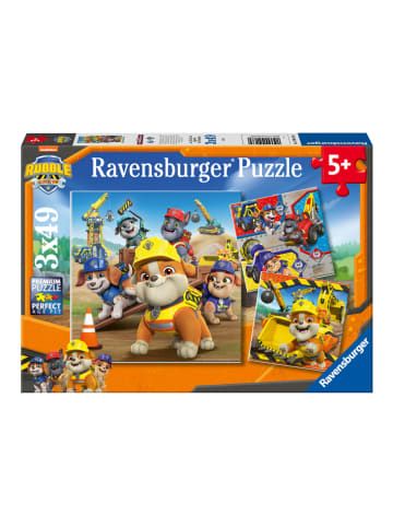 Ravensburger 49-częściowe puzzle (3 szt.) "Rubble & Crew - Work vehicles" - 5+