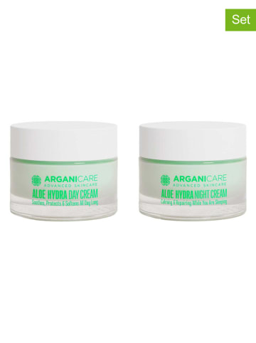 Argani Care 2-delige gezichtsverzorgingsset "Aloe Hydra", elk 50 ml
