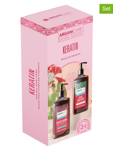 Argani Care 2tlg. Haarpflege-Set "Duo Box - Keratin"