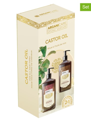Argani Care 2-delige haarverzorgingsset "Duo Box - Castor oil"
