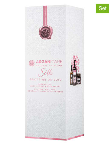 Argani Care 3tlg. Haarpflege-Set "Trio Box Shampoo - Silk"