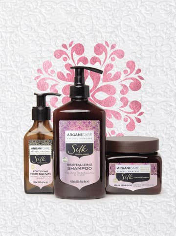 Argani Care 3-delige haarverzorgingsset "Trio Box Shampoo - Silk"