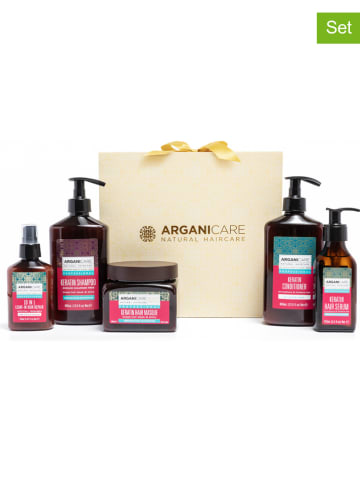 Argani Care 5-częściowy zestaw do włosów "Keratin"
