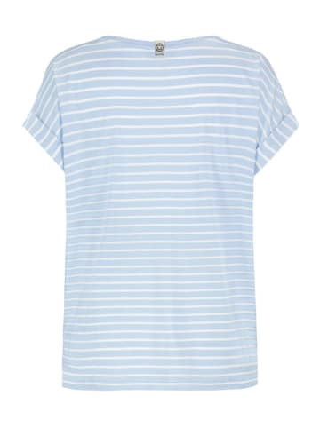 Sublevel Shirt in Hellblau/ Weiß
