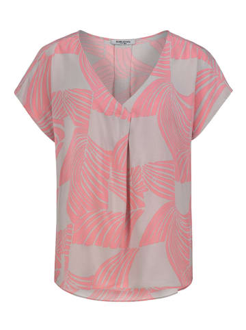 Sublevel Bluse in Rosa/ Weiß