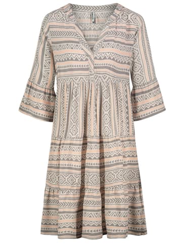 Sublevel Kleid in Grau/ Orange