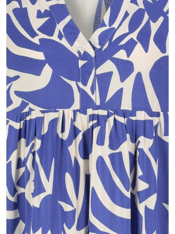 Sublevel Kleid in Blau/ Weiß