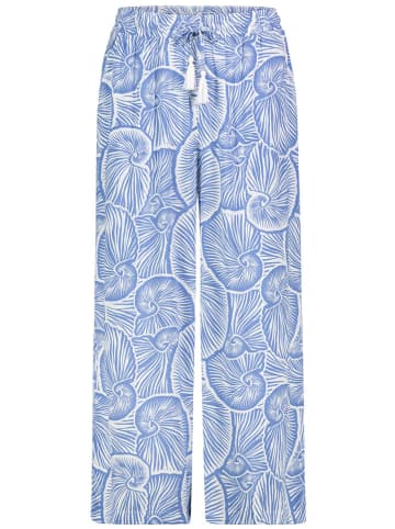 Sublevel Broek blauw/wit