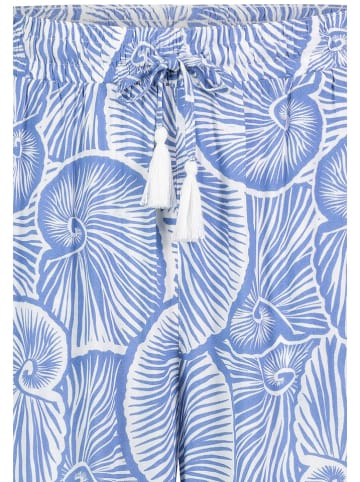 Sublevel Spodnie w kolorze niebiesko-białym