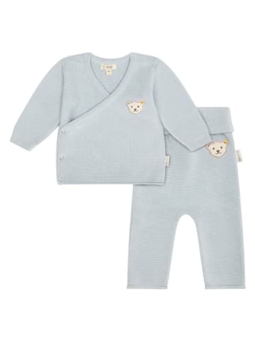 Steiff 2-delige outfit lichtblauw