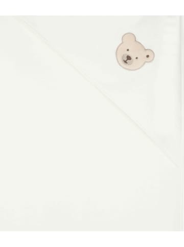 Steiff Kapuzenbadetuch in Creme - (L)100 x (B)100 cm