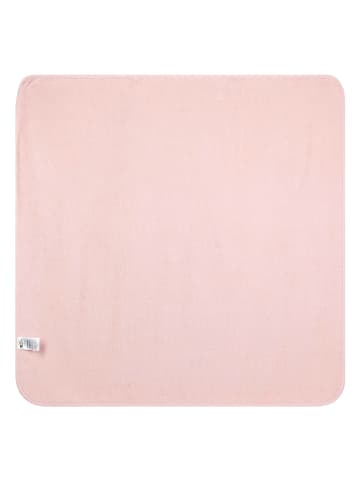 Steiff Ręcznik kąpielowy w kolorze jasnoróżowym z kapturem - 100 x 100 cm