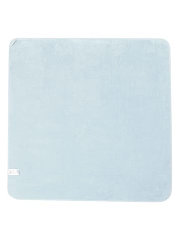 Steiff Ręcznik kąpielowy w kolorze błękitnym z kapturem - 100 x 100 cm