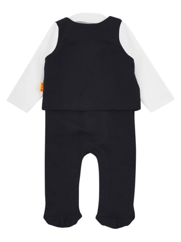 Steiff Strampler in Schwarz/ Weiß