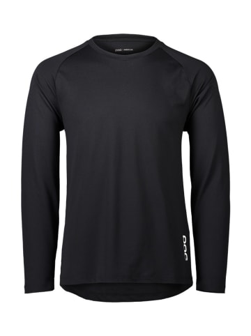 POC Koszulka kolarska "Essential" w kolorze czarnym