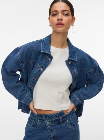 Vero Moda Kurtka dżinsowa w kolorze granatowym