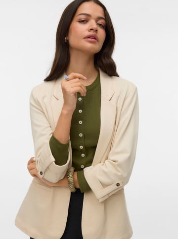 Vero Moda Blezer w kolorze kremowym