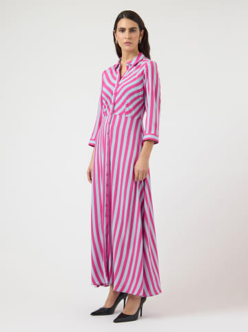 YAS Kleid in Pink/ Hellblau