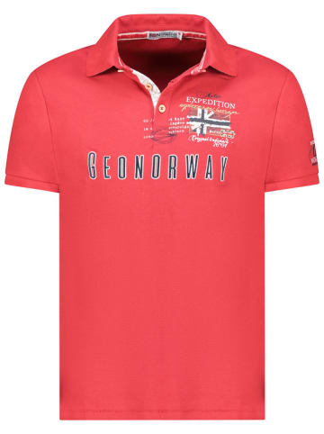 Geographical Norway Poloshirt "Kason" in Rot