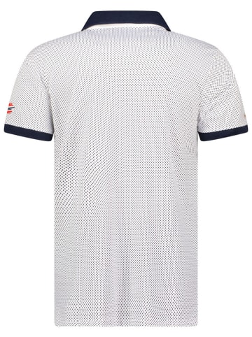 Geographical Norway Poloshirt "Kingdom" in Weiß