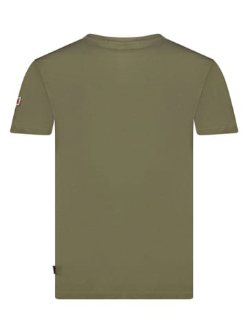 Geographical Norway Koszulka "Jassier" w kolorze khaki