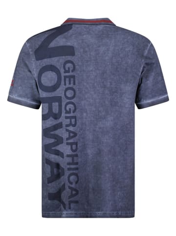 Geographical Norway Koszulka polo "Kotz" w kolorze granatowym