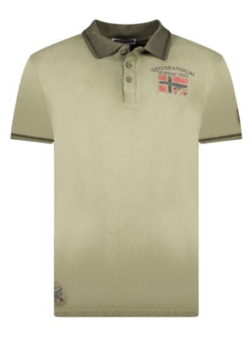 Geographical Norway Koszulka polo "Kotz" w kolorze khaki