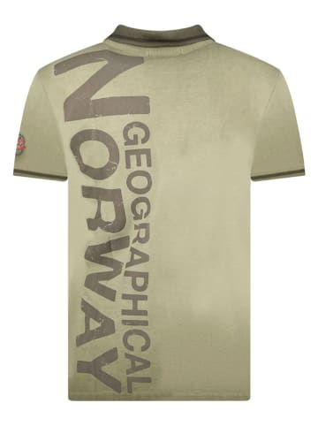 Geographical Norway Koszulka polo "Kotz" w kolorze khaki
