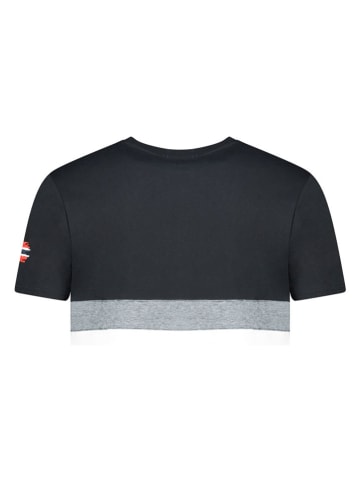 Geographical Norway Shirt "Jdouble" in Schwarz/ Grau/ Weiß