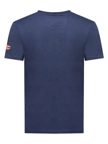 Geographical Norway Shirt "Jofoten" donkerblauw