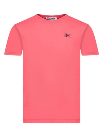 Geographical Norway Shirt "Jactus" in Koralle