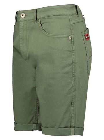 Geographical Norway Szorty "Pampelone" w kolorze khaki