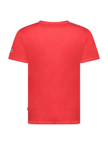 Geographical Norway Koszulka "Jasic" w kolorze czerwonym