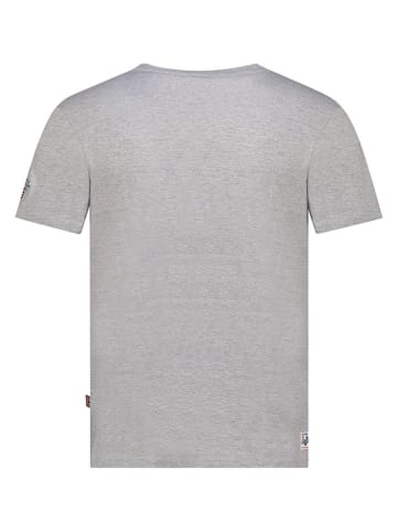 Geographical Norway Koszulka "Palm" w kolorze szarym