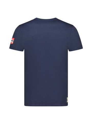 Geographical Norway Shirt "Jrusty" in Dunkelblau