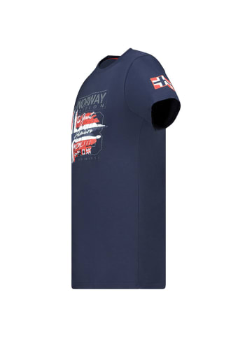 Geographical Norway Shirt "Jrusty" donkerblauw