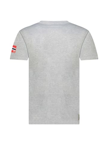 Geographical Norway Koszulka "Jrusty" w kolorze szarym
