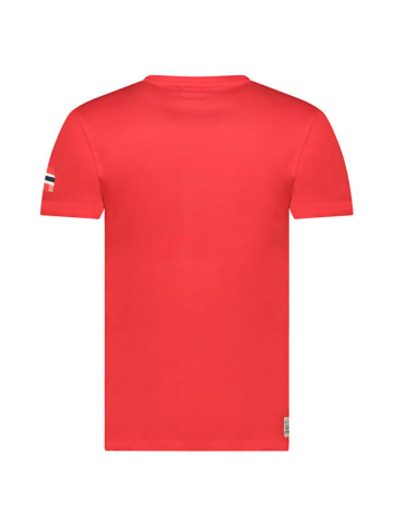 Geographical Norway Shirt "Jrusty" in Rot