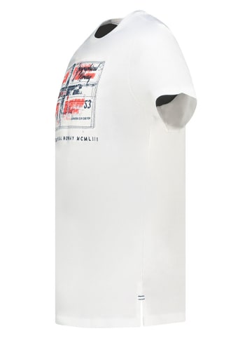 Geographical Norway Koszulka "Jiname" w kolorze białym