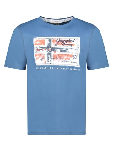 Geographical Norway Shirt "Jiname" blauw