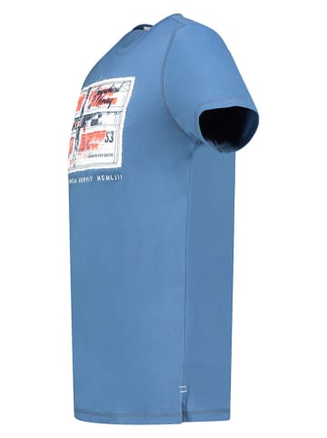 Geographical Norway Koszulka "Jiname" w kolorze niebieskim