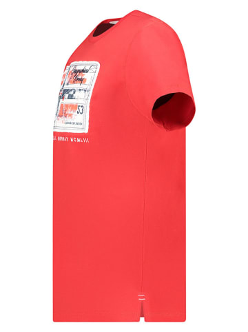 Geographical Norway Koszulka "Jiname" w kolorze czerwonym