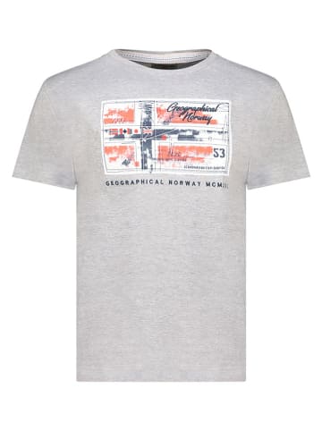 Geographical Norway Shirt "Jiname" in Grau