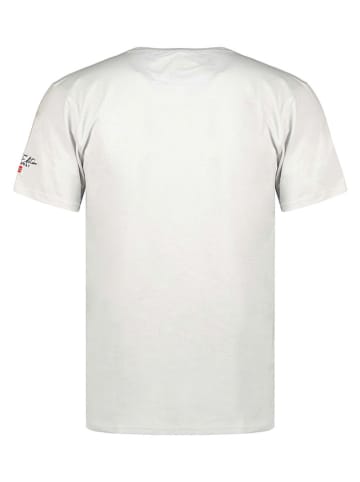 Geographical Norway Koszulka "Newflag" w kolorze białym